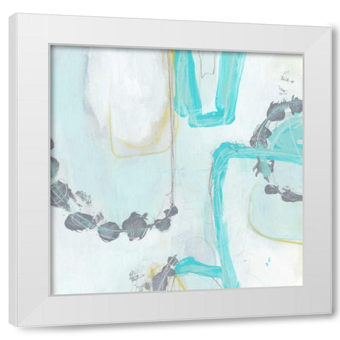 End Game IV White Modern Wood Framed Art Print by Vess, June Erica