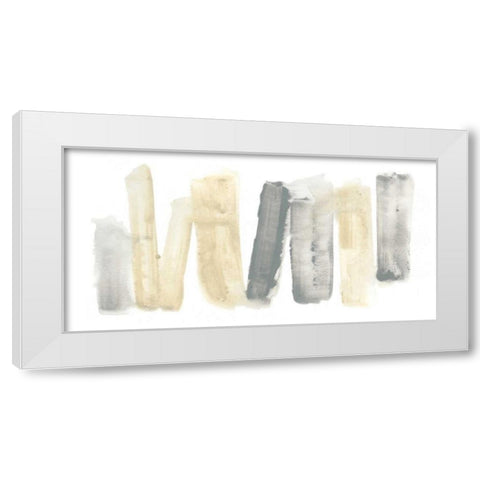Neutral Sentry II White Modern Wood Framed Art Print by Vess, June Erica