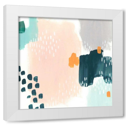Precept II White Modern Wood Framed Art Print by Vess, June Erica
