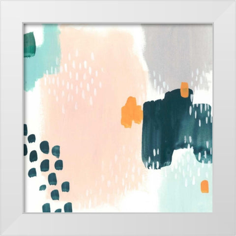 Precept II White Modern Wood Framed Art Print by Vess, June Erica