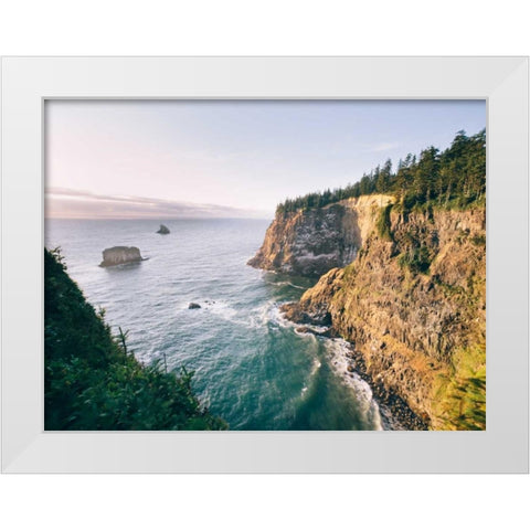 Pacific Northwest Oregon VII White Modern Wood Framed Art Print by Mead, Adam
