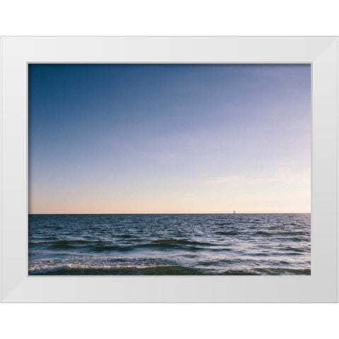 South Florida I White Modern Wood Framed Art Print by Mead, Adam