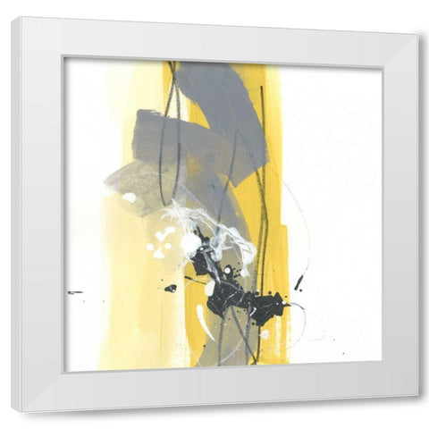 Catch Phrase I White Modern Wood Framed Art Print by Vess, June Erica