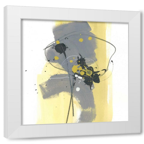 Catch Phrase II White Modern Wood Framed Art Print by Vess, June Erica