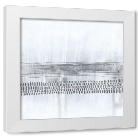 Premonition IV White Modern Wood Framed Art Print by Vess, June Erica