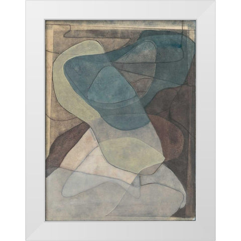 Those Dancing Shoes White Modern Wood Framed Art Print by Delamater, Rob