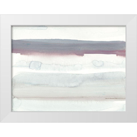 Water Horizon II at Sea Ranch  White Modern Wood Framed Art Print by Delamater, Rob