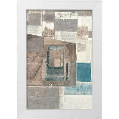 Omnibus White Modern Wood Framed Art Print by Delamater, Rob
