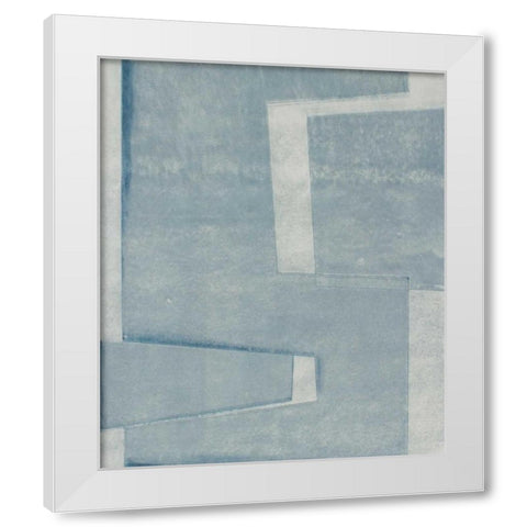 Ship Shape IV White Modern Wood Framed Art Print by Delamater, Rob