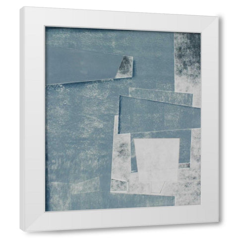 Ship Shape V White Modern Wood Framed Art Print by Delamater, Rob