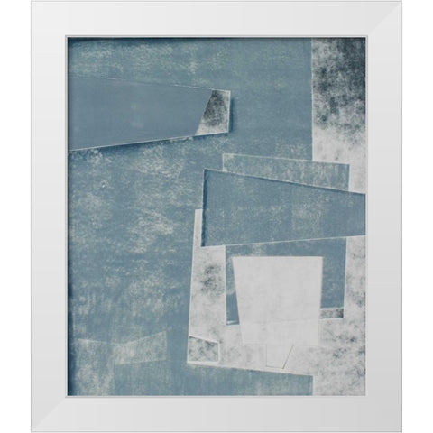 Ship Shape V White Modern Wood Framed Art Print by Delamater, Rob