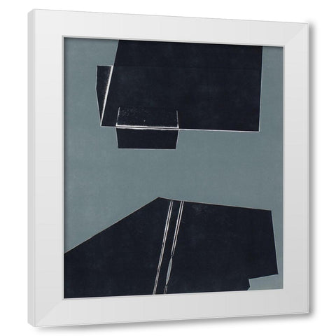 Ship Shape IX White Modern Wood Framed Art Print by Delamater, Rob