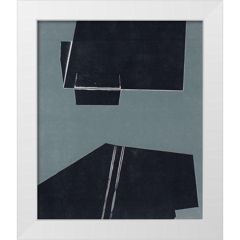 Ship Shape IX White Modern Wood Framed Art Print by Delamater, Rob