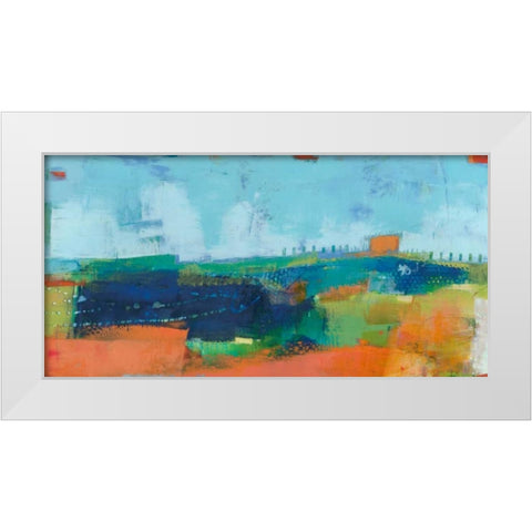 Yardland I White Modern Wood Framed Art Print by Jachimiec, Sue