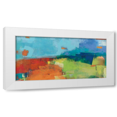 Yardland II White Modern Wood Framed Art Print by Jachimiec, Sue