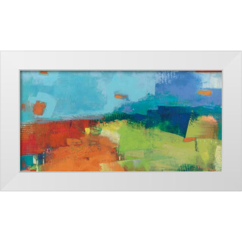 Yardland II White Modern Wood Framed Art Print by Jachimiec, Sue