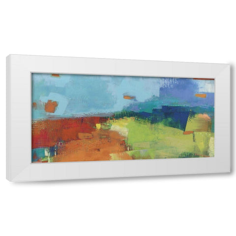 Yardland II White Modern Wood Framed Art Print by Jachimiec, Sue