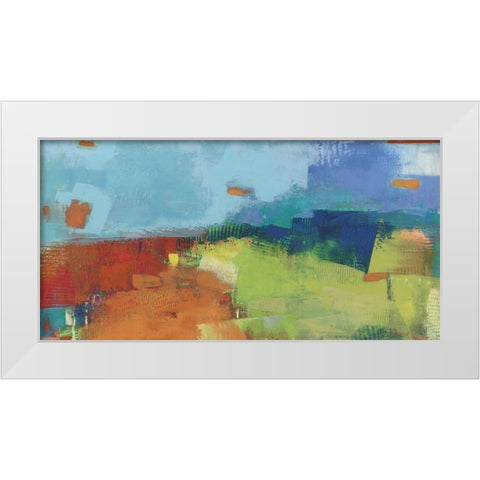 Yardland II White Modern Wood Framed Art Print by Jachimiec, Sue