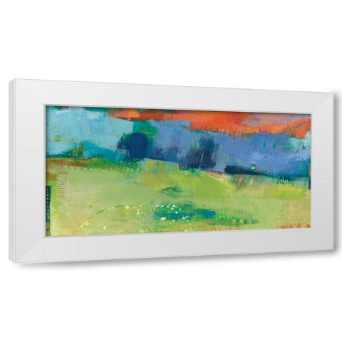 Yardland III White Modern Wood Framed Art Print by Jachimiec, Sue