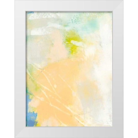 Pastel Lux I White Modern Wood Framed Art Print by Jachimiec, Sue