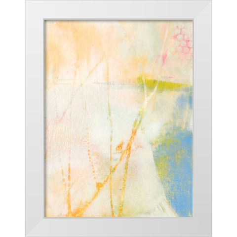 Pastel Lux II White Modern Wood Framed Art Print by Jachimiec, Sue