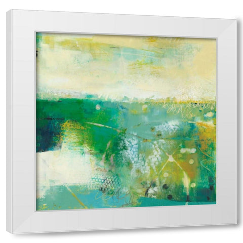 Swith White Modern Wood Framed Art Print by Jachimiec, Sue