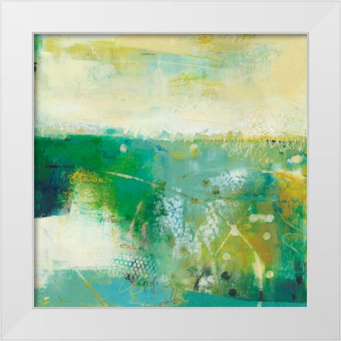 Swith White Modern Wood Framed Art Print by Jachimiec, Sue