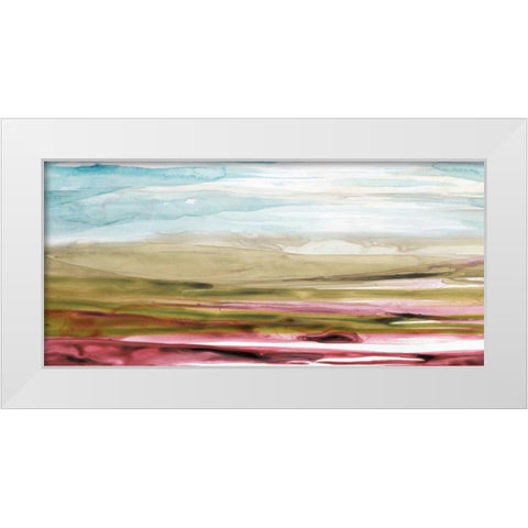Solar Plains I White Modern Wood Framed Art Print by Popp, Grace