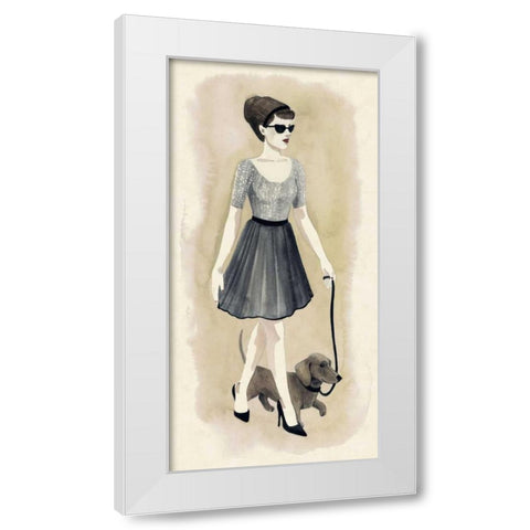 The Best Accessory II White Modern Wood Framed Art Print by Popp, Grace