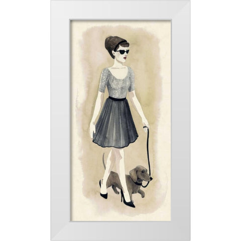 The Best Accessory II White Modern Wood Framed Art Print by Popp, Grace