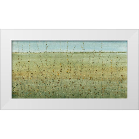 Edge of the Field I White Modern Wood Framed Art Print by OToole, Tim