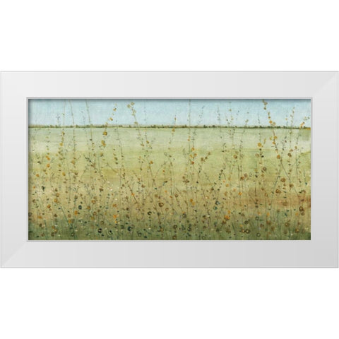 Edge of the Field II White Modern Wood Framed Art Print by OToole, Tim