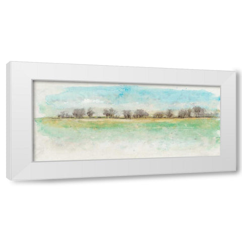 Treeline Impressions I White Modern Wood Framed Art Print by OToole, Tim