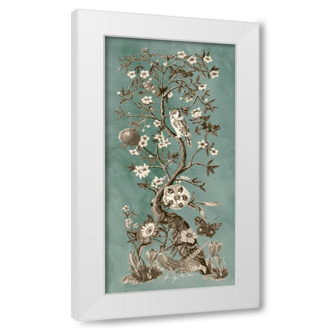 Chinoiserie Patina I White Modern Wood Framed Art Print by McCavitt, Naomi