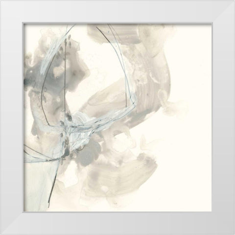 Divination I White Modern Wood Framed Art Print by Vess, June Erica