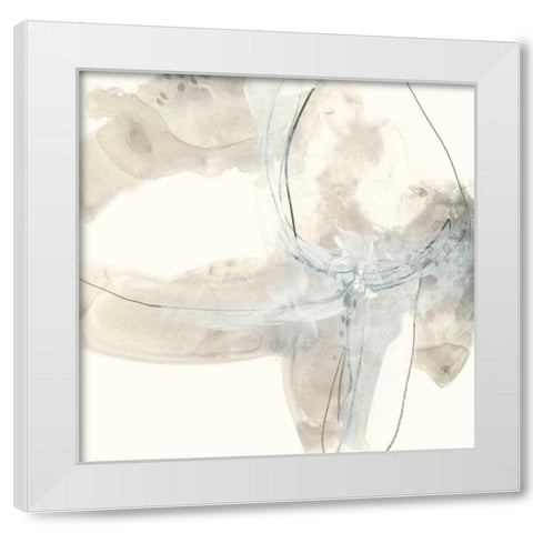 Divination IV White Modern Wood Framed Art Print by Vess, June Erica