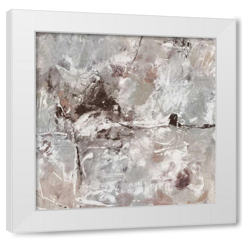 Neutral Display II White Modern Wood Framed Art Print by OToole, Tim