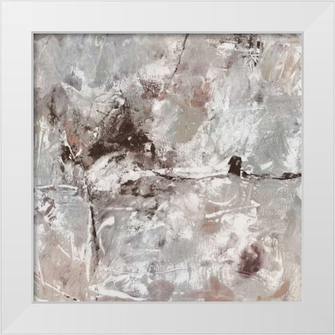 Neutral Display II White Modern Wood Framed Art Print by OToole, Tim