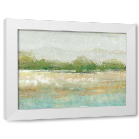 Spring Treeline I White Modern Wood Framed Art Print by OToole, Tim