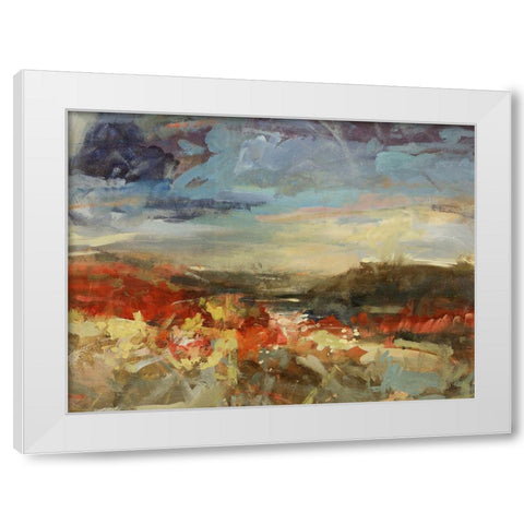 Landscape Study White Modern Wood Framed Art Print by Maas, Jodi