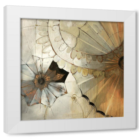 Nick of Time White Modern Wood Framed Art Print by Taylor, Kari