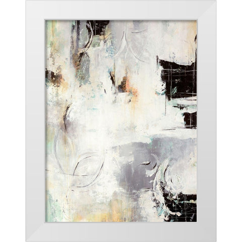 Tourist White Modern Wood Framed Art Print by Drotar, Rikki