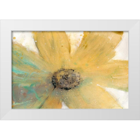 Floral Spirit II White Modern Wood Framed Art Print by OToole, Tim
