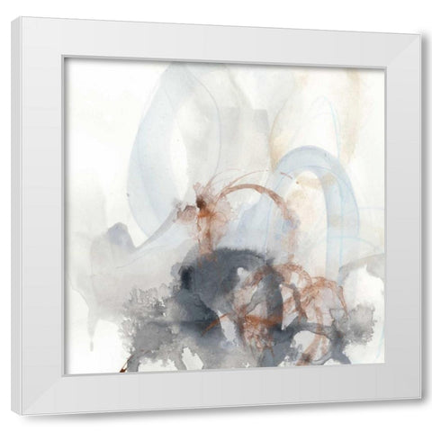 Supposition II White Modern Wood Framed Art Print by Vess, June Erica