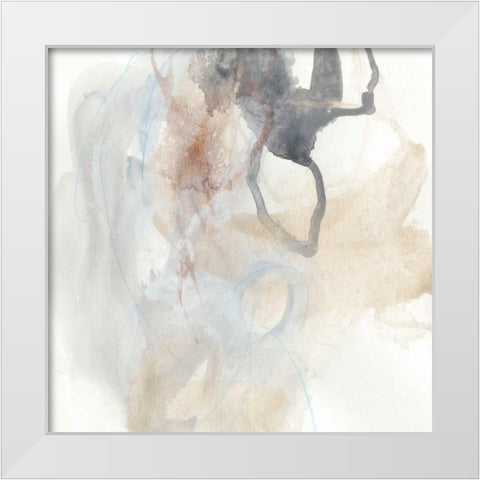 Supposition III White Modern Wood Framed Art Print by Vess, June Erica