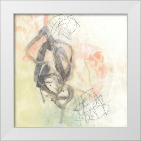 Infinite Matrix I White Modern Wood Framed Art Print by Goldberger, Jennifer