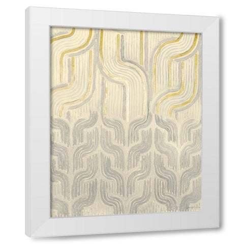 Chenille II White Modern Wood Framed Art Print by Lam, Vanna