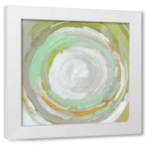 Calculus II White Modern Wood Framed Art Print by Zarris, Chariklia