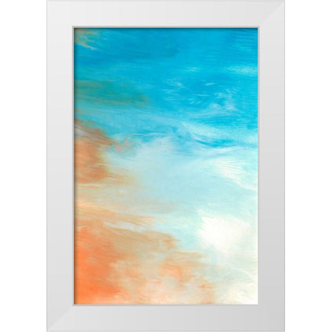 Neptune Sky II White Modern Wood Framed Art Print by Lam, Vanna
