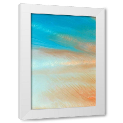 Neptune Sky III White Modern Wood Framed Art Print by Lam, Vanna